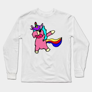 Unicorn dab move Long Sleeve T-Shirt